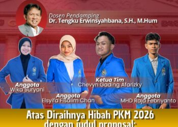 Mahasiswa Hukum UMSU yang Gemar Bikin Film Pendek Lolos Pendanaan PKM-VGK Kemendiktisaintek 2026