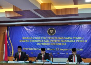 DKPP RI Kembali Gelar Sidang Kode Etik di Ruang Peradilan Semu FH UMSU, Ketua DKPP Pimpin Langsung Persidangan