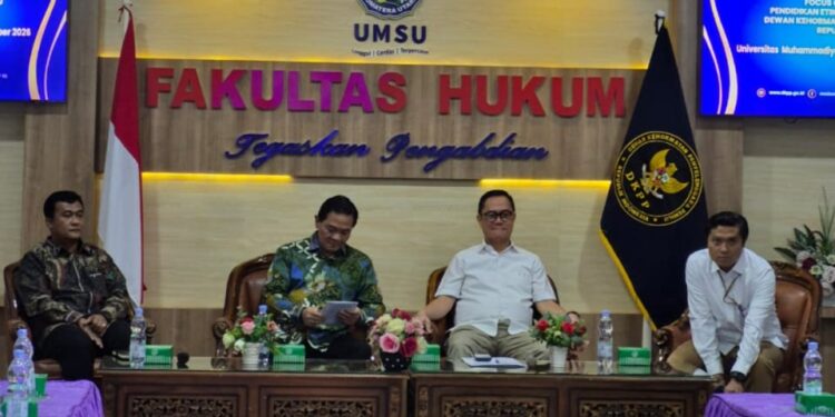Gandeng DKPP RI dan Penyelenggara Pemilu, FH UMSU Gelar FGD Peninjauan Kurikulum